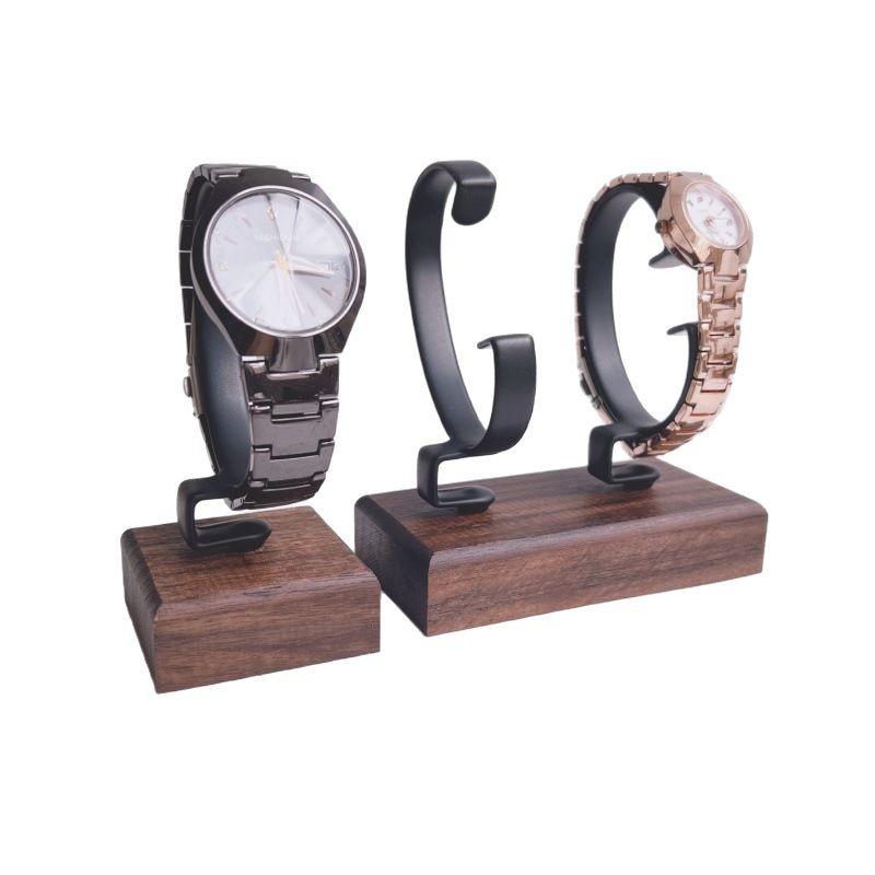 Wooden C-Shaped Watch Holder J - Jewelry And Watches Inc 评论和价格