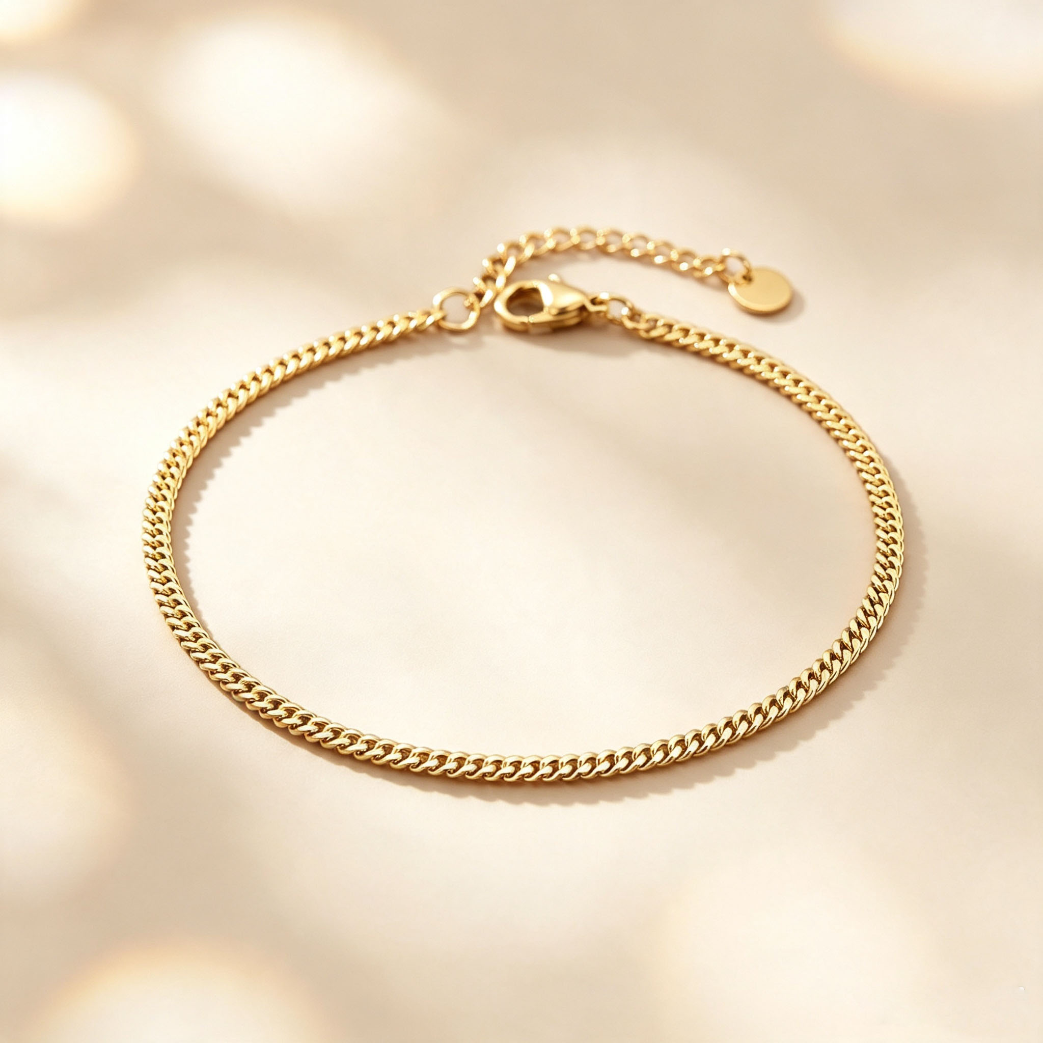 Thin Cuban Ankle Bracelet For  - Jc Jewelry & Watches Photos 评论和价格