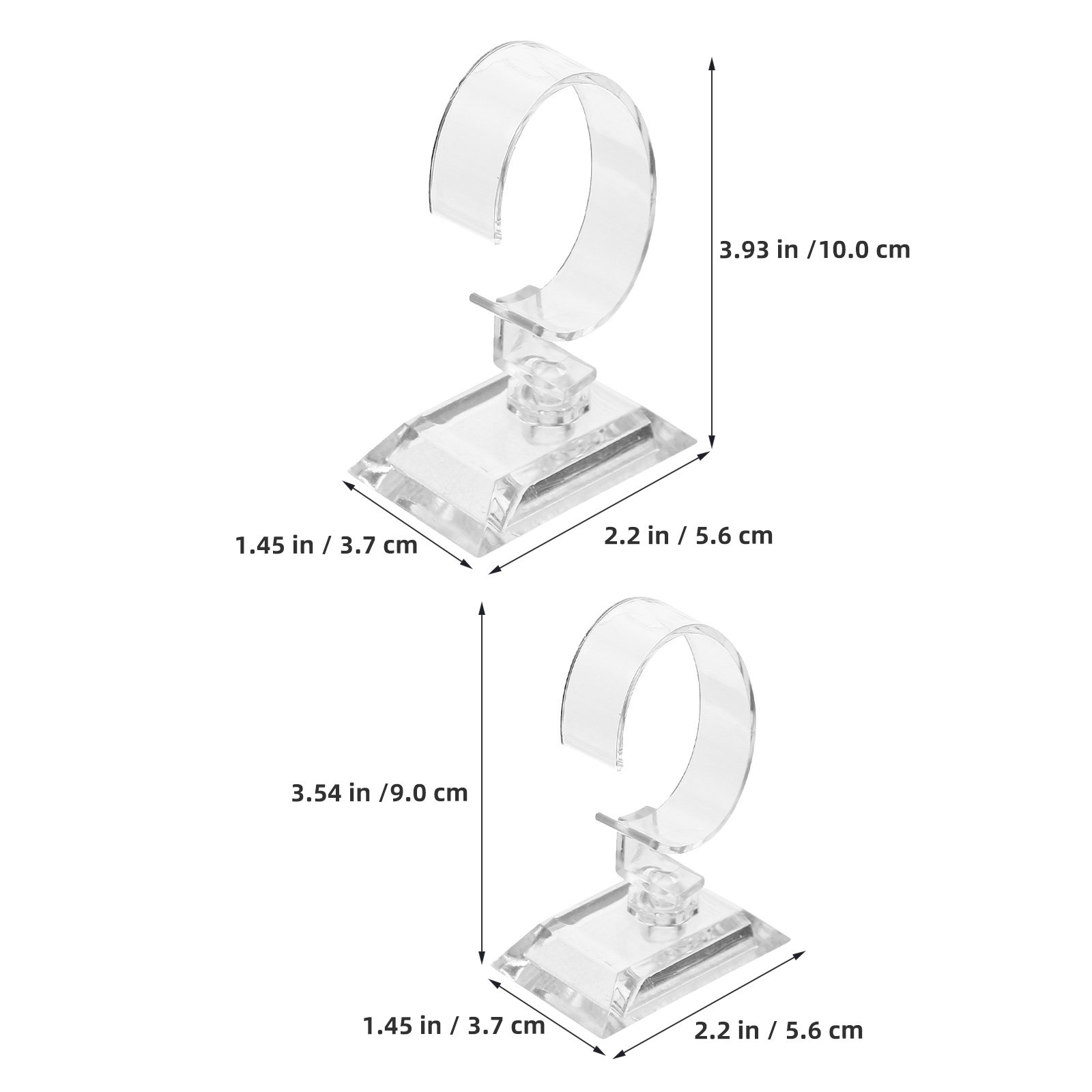 10Pcs Transparent Watch Organi - Jewelry And Watches Inc 评论和价格